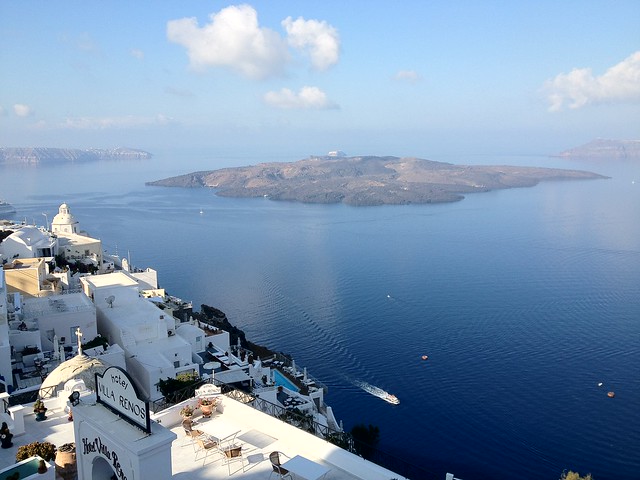 Los volcanes de Santorini