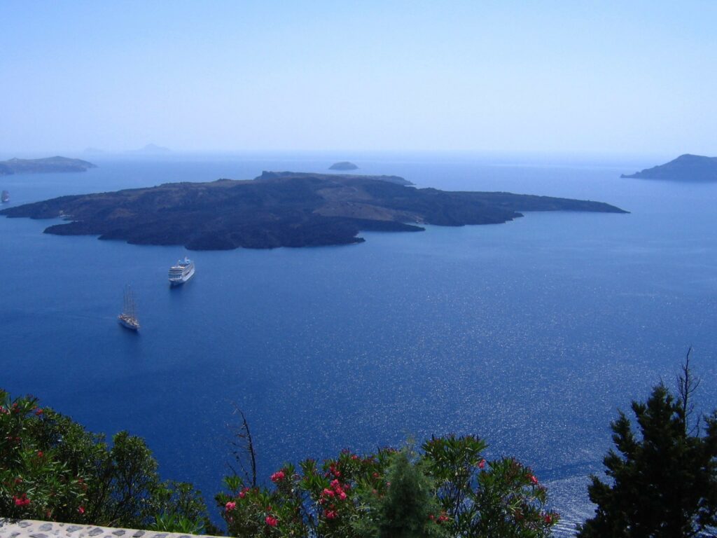 Los volcanes de Santorini